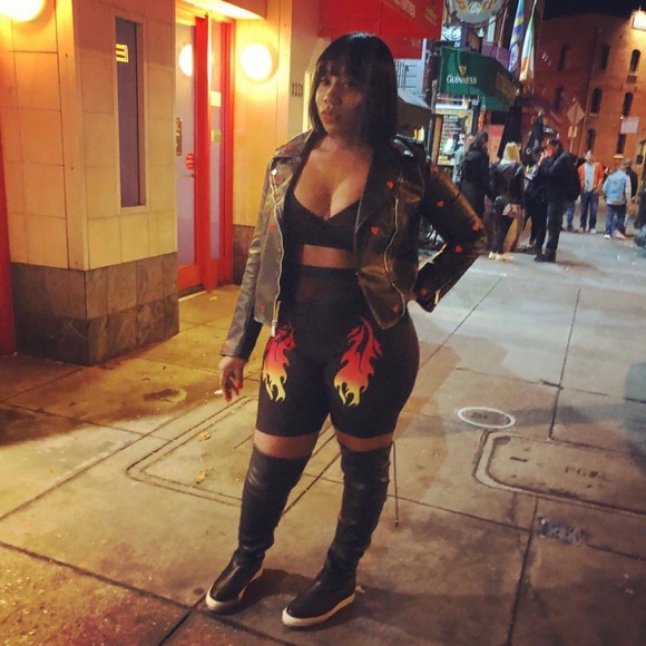 💔 Heart Embroidered Faux Leather Moro Jacket 💔 - Picture 11 of 11